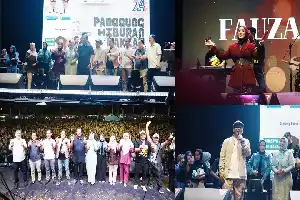 24th Anniversary Celebration of Pariaman City: Performances by Fauzana and Buset Mesmerize Thousands of Residents