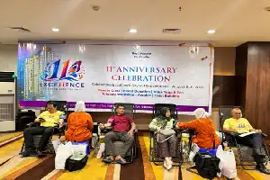 Acción humanitaria por el 11.° aniversario, Best Western De Papilio Surabaya facilita la donación de sangre y chequeos médicos gratuitos