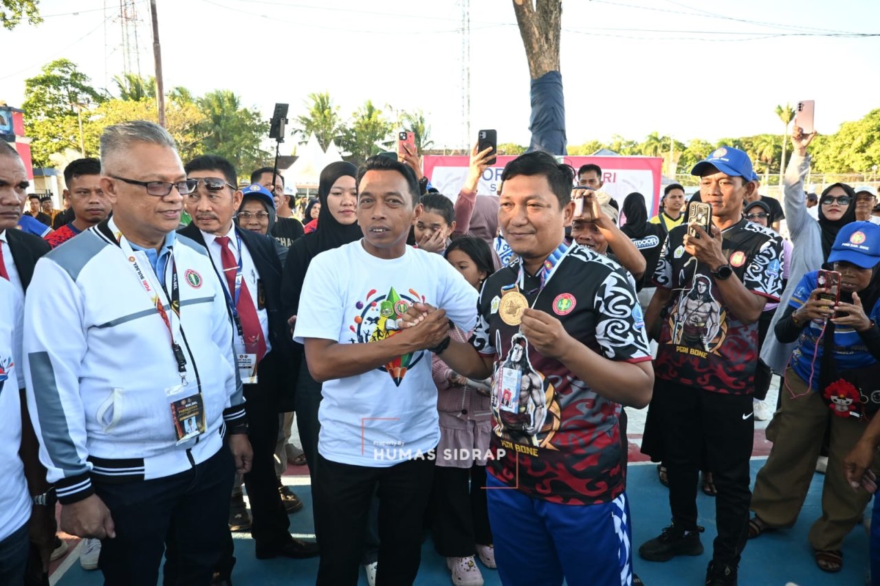 Sapu Bersih Emas Sepak Takraw Porsenijar Sulsel 2026, Kontingen Bone Apresiasi Keramahan Sidrap