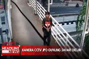 Public Facilities Targeted: CCTV Camera Stolen from Pedestrian Overpass in Gunung Sahari, Central Jakarta