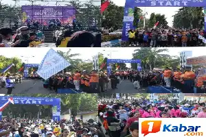 Semarak HUT ke-80 Deli Serdang dan APKASI: 8.000 Peserta Ikuti Fun Walk