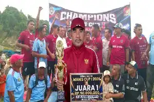 Cobra FC здобуває титул чемпіона MANIS CUP I 2026, член DPRK Південного Ачеху висловив вдячність