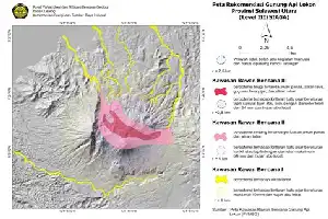 Aumenta la actividad volcánica: el PVMBG establece una zona de exclusión de 3 kilómetros en el monte Anak Krakatoa