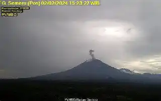 Mount Semeru Erupts Again, Ash Column Reaches Height of 1,300 Meters