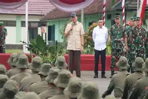 Secretary General of MoD Reviews Readiness of SPPI 2026 State Defense Program in Malang