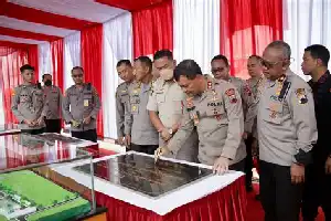 Strengthening Solidarity, Sukoharjo Police Inaugurate Volleyball Facility at Arumbhara Police Housing