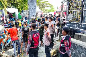 Polres Ciamis Kawal Ketat Kualifikasi Road Race Piala Kapolres, Ajang Pembinaan Otomotif Muda
