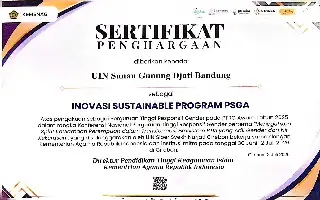 UIN Sunan Gunung Djati Bandung logra un reconocimiento nacional en la 3.ª edición de los Premios PTRG de PTKI