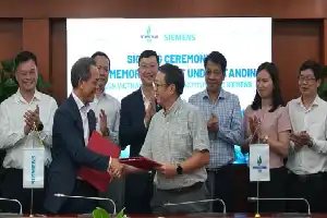 Aceleración de la transformación digital: VPI y Siemens firman una alianza estratégica en el sector energético de Vietnam