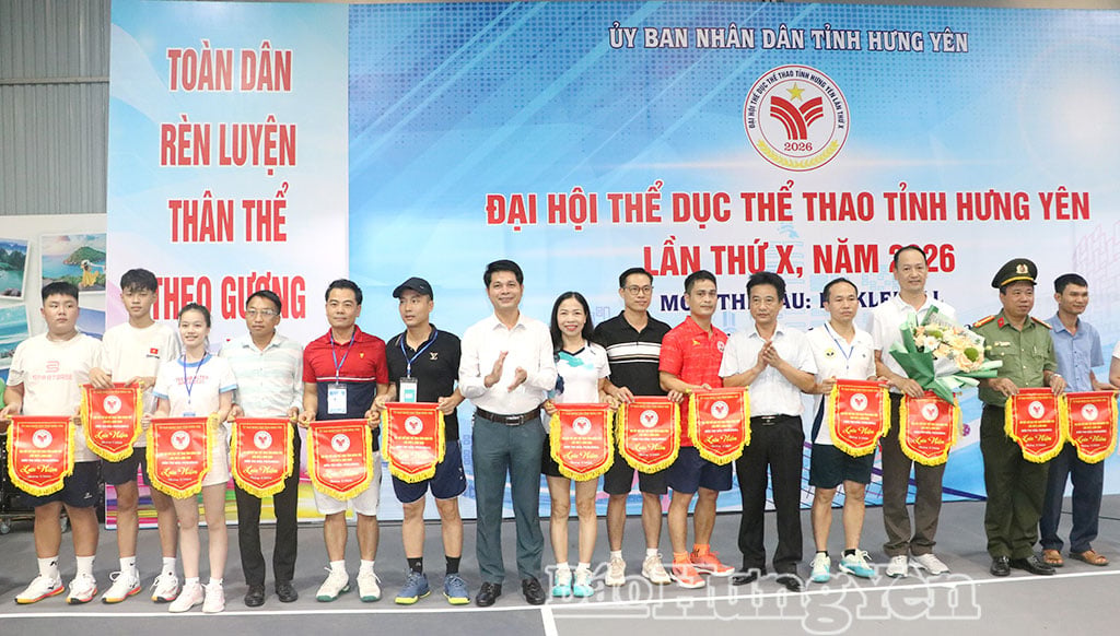 10th Hung Yen Sports Festival Pickleball Tournament Officially Underway, Involving 230 Athletes