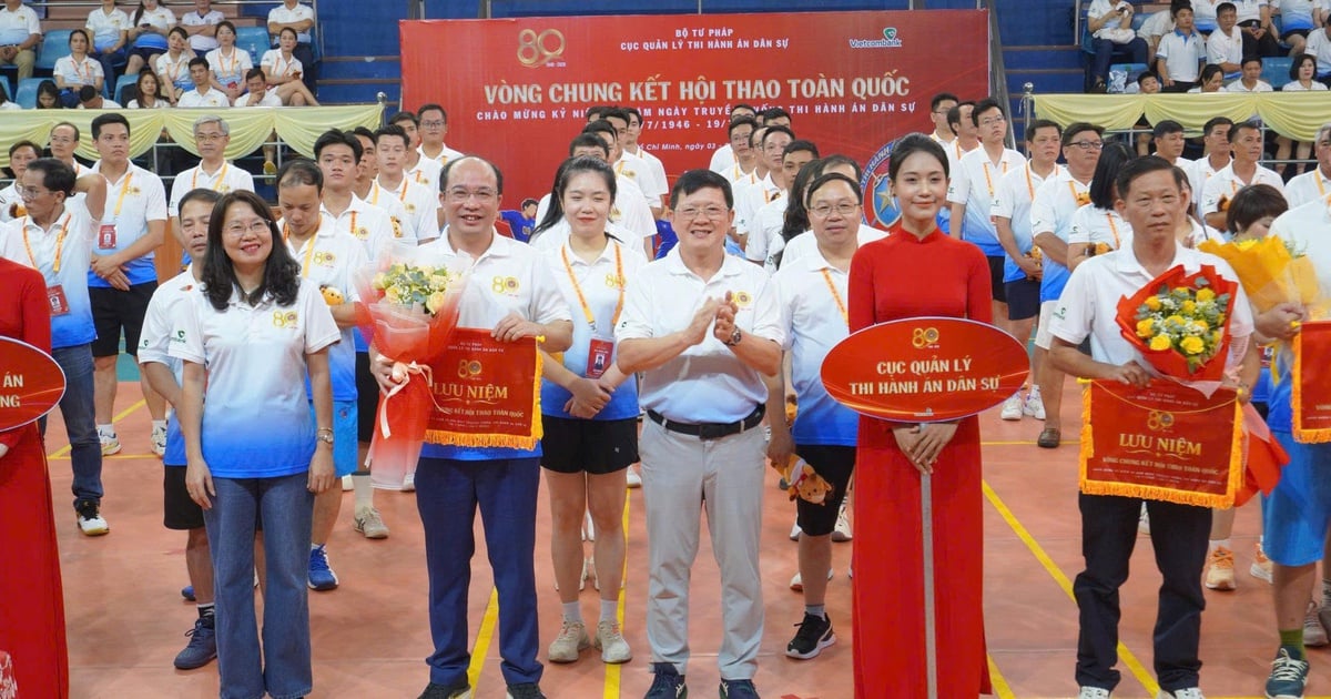 Sambut HUT ke-80, Sistem Penegakan Putusan Perdata Vietnam Gelar Final Festival Olahraga Nasional
