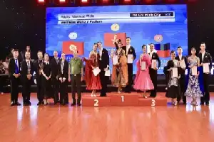 Dominio de los atletas de baile deportivo de Vietnam en el Campeonato Asiático 2026