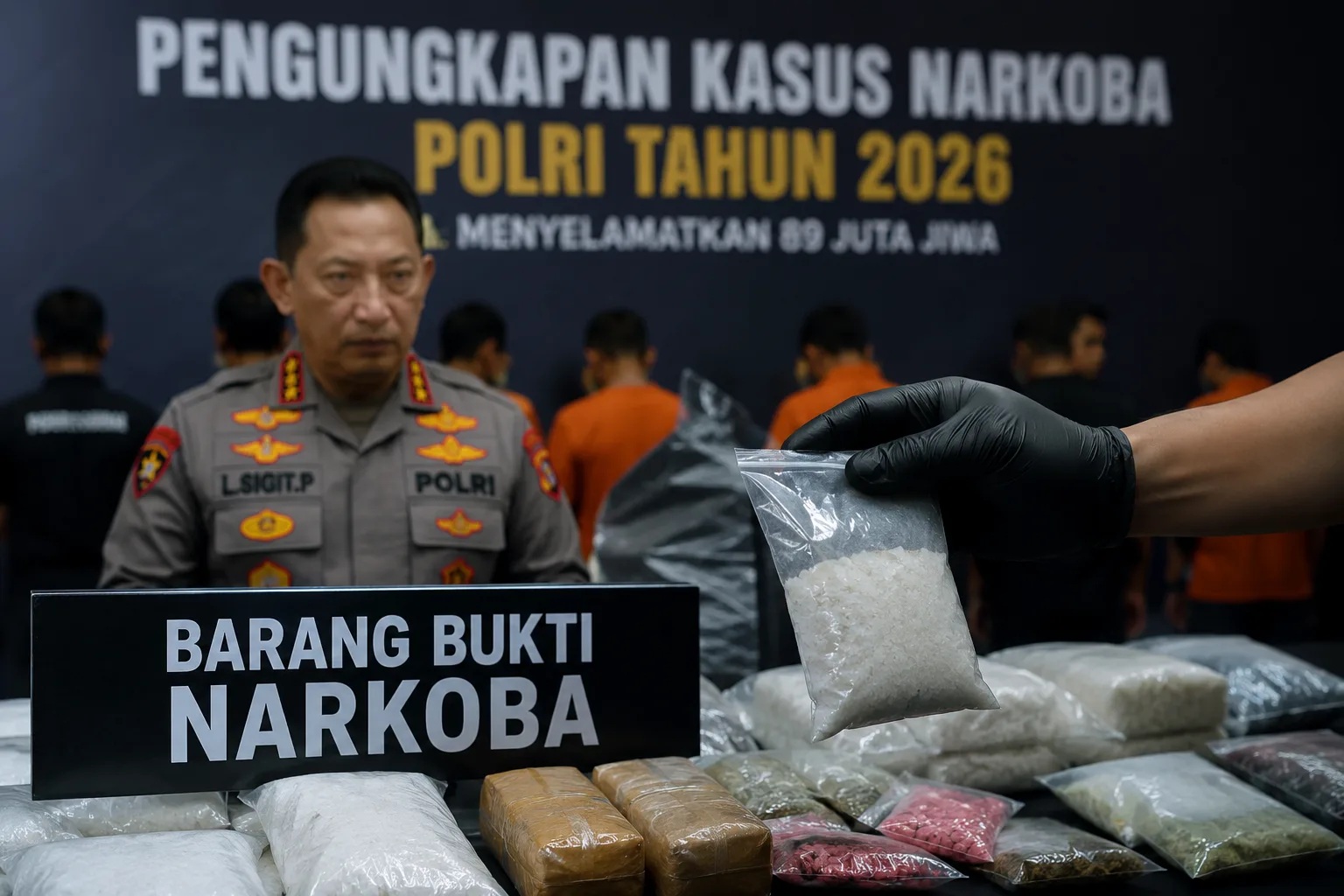 Capaian Sepanjang Semester I 2026: Polri Bongkar Peredaran Narkoba Senilai Rp10,4 Triliun