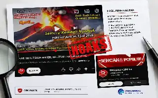 Lumajang BPBD Confirms Viral Semeru Eruption Video on YouTube is a Hoax
