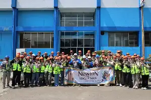 IPAM Karangpilang se convierte en centro de estudios para estudiantes tailandeses, PAM Surya Sembada exhibe tecnología de filtración de agua