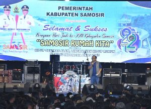 Perayaan Hari Jadi ke-22 Kabupaten Samosir: Ribuan Warga Padati Waterfront City Pangururan