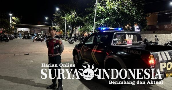 Cegah Gangguan Kamtibmas, Polsek Kuta Utara Tingkatkan Patroli Subuh di Kawasan Wisata Canggu