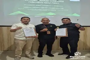 Strengthening the Tourism Management of Mount Lawu, Perhutani and PUD Aneka Usaha Karanganyar Agree on a Cooperation Addendum