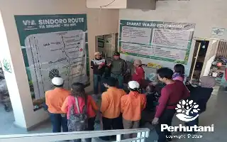 Strengthening Disaster Mitigation, Perhutani KPH Kedu Utara Tightens Synergy with Sindoro Route Managers