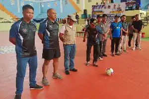Pererat Sinergi, Pemkab Murung Raya Dukung Ajang Futsal Insan Pers se-DAS Barito