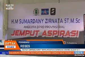 Pekanbaru Kota Residents Propose Revitalization of Sports Center Area to Riau DPRD