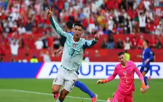 Euforia de la afición en Toronto: Ronaldo recibido como un héroe en el hotel de la selección de Portugal