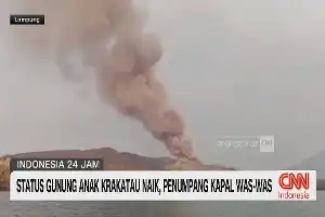 Elevan a Nivel de Alerta el Estado del Volcán Anak Krakatau y Amplían el Radio de Peligro