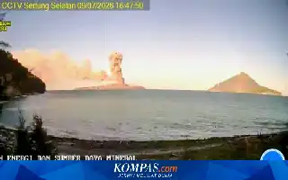 Alert Status of Mount Anak Krakatau, BPBD Banten Optimizes 40-Minute Evacuation Time