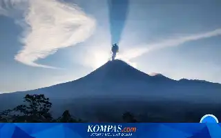 Mount Semeru Erupts Again, Spews Ash Column 1,200 Meters High