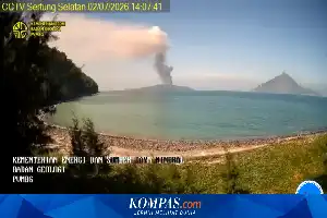 El volcán Anak Krakatau entra en erupción de nuevo y se pide a los ciudadanos mantenerse alejados en un radio de dos kilómetros