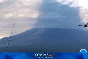 Mount Semeru Spews Pyroclastic Flow up to 4 Kilometers, BPBD Ensures Residential Areas Remain Safe