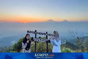 The Charm of the Sunrise at Puncak Merah Putih, Mount Giyanti, Magelang