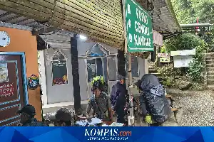 School Holidays, Number of Mount Lawu Hikers via Cemoro Kandang Increases Significantly