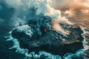 Hallan huellas de magma ancestral de 4.500 millones de años en un volcán submarino en Mayotte