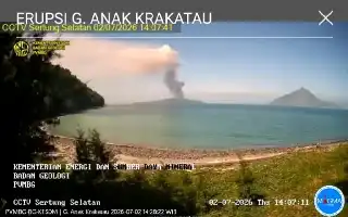 Mount Anak Krakatau Alert Status: South Lampung Tourism Continues Normally