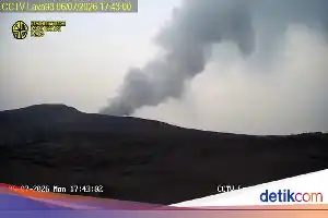 Спостерігається зростання вулканічної активності вулкана Анак-Кракатау, викиди попелу досягають 150 метрів