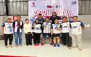 Dulce debut de PWI Bulungan en la PORWADA II de Kaltara: se llevan a casa 22 medallas
