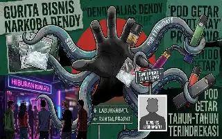 La red de narcotráfico de Dendy presuntamente se expande a la distribución de "pods vibradores" en Labuhanbatu