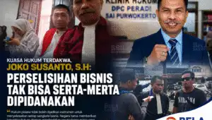 Caso de un funcionario del Ministerio de Transporte en Bekasi: La defensa afirma que las disputas comerciales no deben criminalizarse
