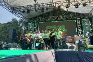 Para conmemorar su 28.º aniversario, el DPC PKB de Magetan organiza una carrera de 5K para impulsar la salud y las MIPYMES