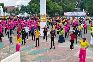 Synergy of Bone Regency Government and Police Enlivens 80th Bhayangkara Day Celebration Through Joint Sports