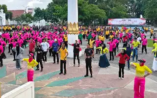Synergy of Bone Regency Government and Police Enlivens 80th Bhayangkara Day Celebration Through Joint Sports