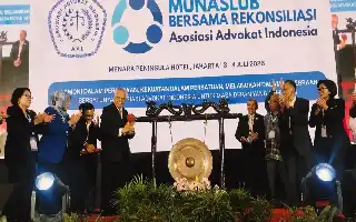 Ending Dualism, Indonesian Advocates Association Holds Reconciliation Extraordinary National Congress