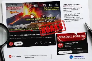 Pemkab Lumajang Tegaskan Video Erupsi Gunung Semeru yang Beredar Adalah Hoaks