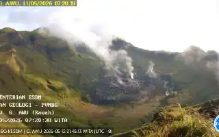 Mount Awu Volcanic Activity Remains at Alert Level: Magma Supply Continues to Increase