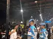 Manteniendo la seguridad en Bulungan, patrullas conjuntas de las Fuerzas Armadas y la Policía Nacional se dirigen a locales nocturnos