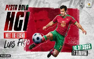 La leyenda del fútbol mundial Luís Figo animará la Fiesta del Fútbol HGI 2026 en Yakarta