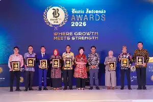 Bank Jatim recibe el prestigioso premio Bisnis Indonesia Award 2026