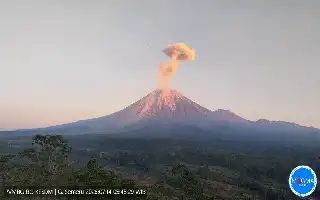 Mount Semeru Erupts Four Times in Three Hours, PVMBG Tightens Safety Radius