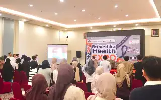 La innovación de los estudiantes de la UMM transforma la educación en salud en la Brimedika Health Expo 2026 en una experiencia interactiva